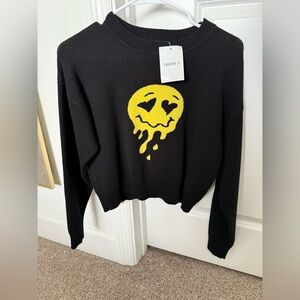 Forever 21 - Black Crop Sweater
